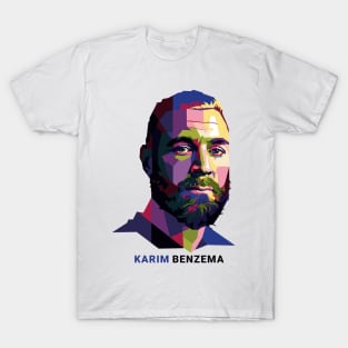 Benzema Pop Art Portrait T-Shirt